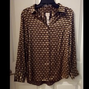 Chico's Gold Blouse